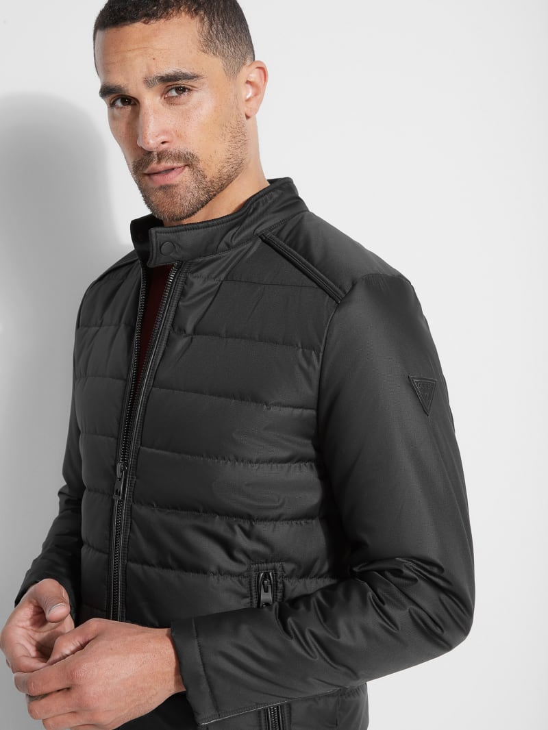 guess men's quilted jacket