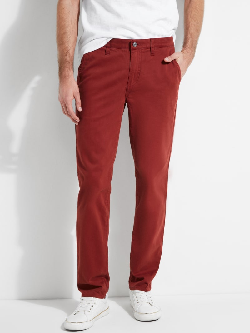 Stretch Twill Tapered Slim Pants | GUESS