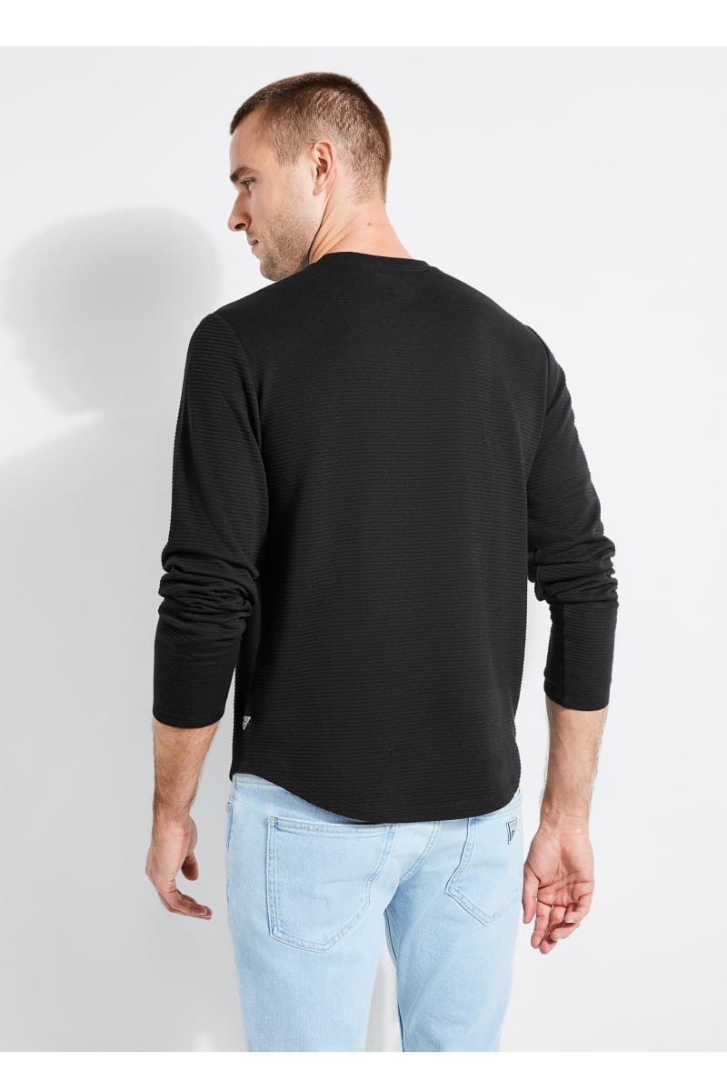 Guess black long sleeve shirt store