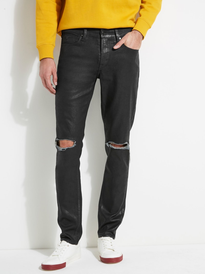 Coated Slim Tapered Jeans GUESS