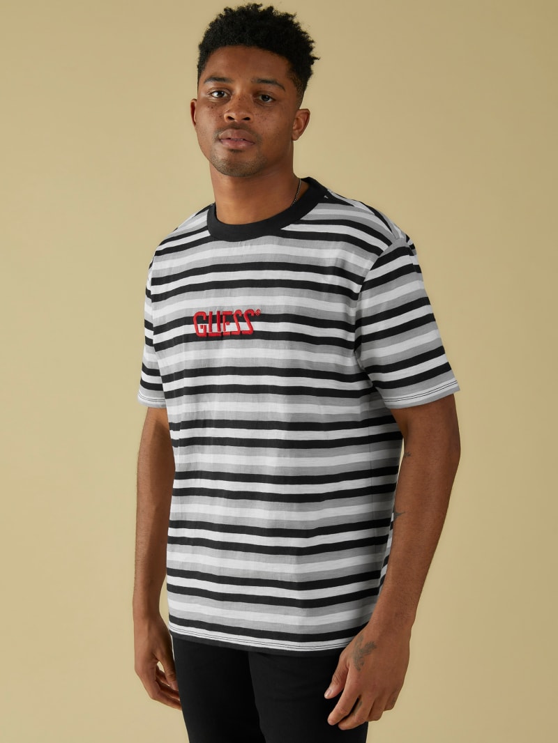 GUESS Originals Embroidered Stripe Tee | GUESS