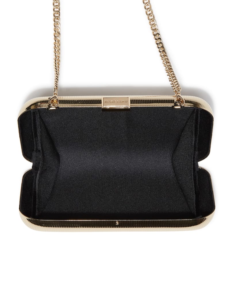 Guess gold clutch sales