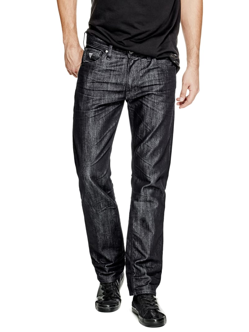 guess men's regular straight jeans
