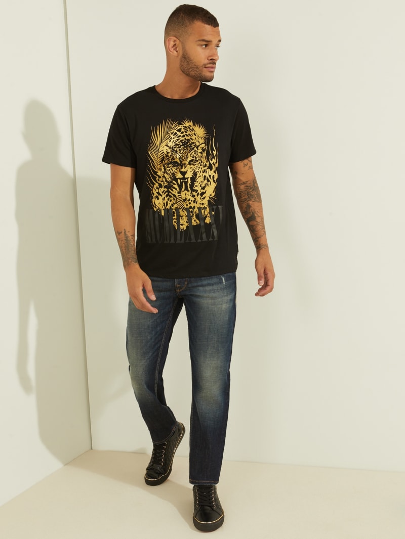 guess black ripped jeans