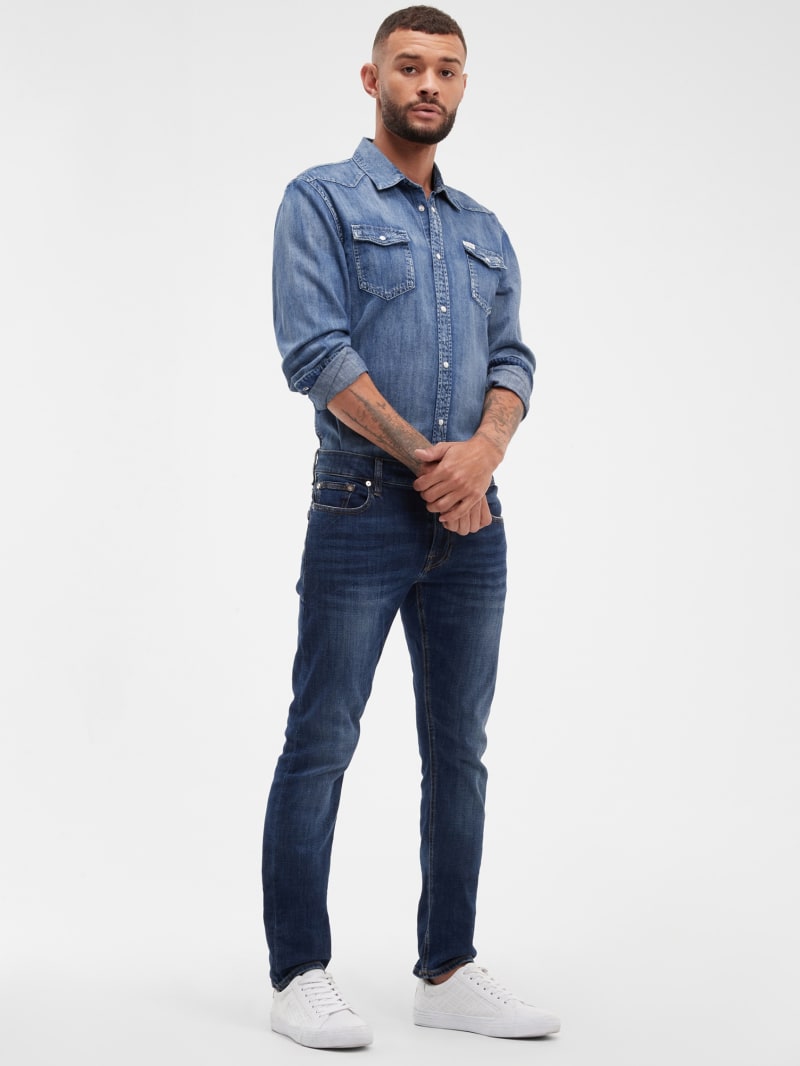 Guess Faded Skinny Jeans. 2