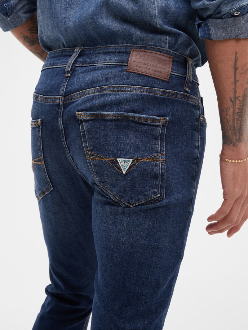 Faded Glory 100% Cotton Solid Blue Jeans Size 14 - 32% off