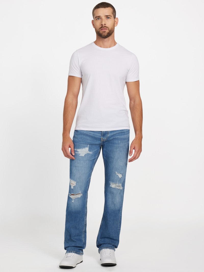 Eco Mason Destroyed Regular-Fit Straight Jeans - thumbnail 2