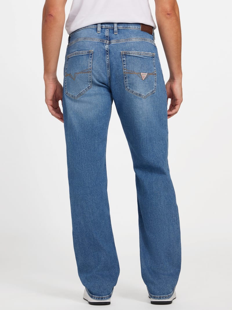 Eco Mason Destroyed Regular-Fit Straight Jeans - thumbnail 4