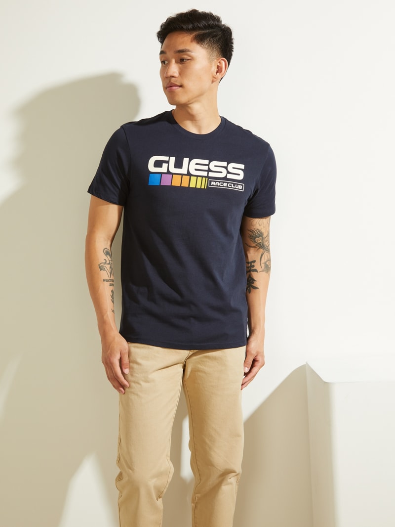 Guess Eco Guess Race Club Tee. 1