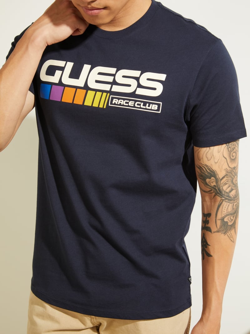 Guess Eco Guess Race Club Tee. 3