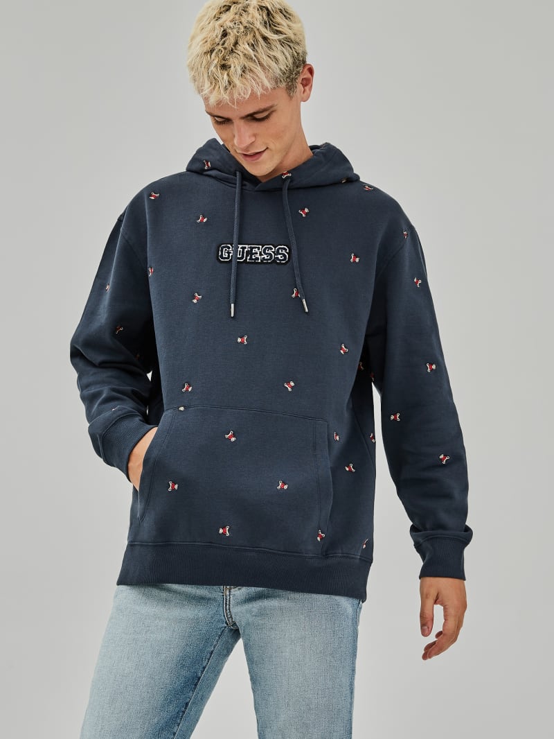 Guess teddy bear sweatshirt Clearance
