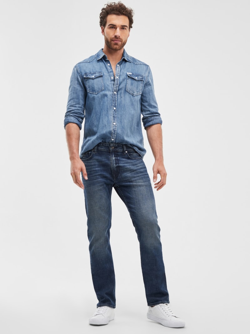 Guess straight leg cheap jeans