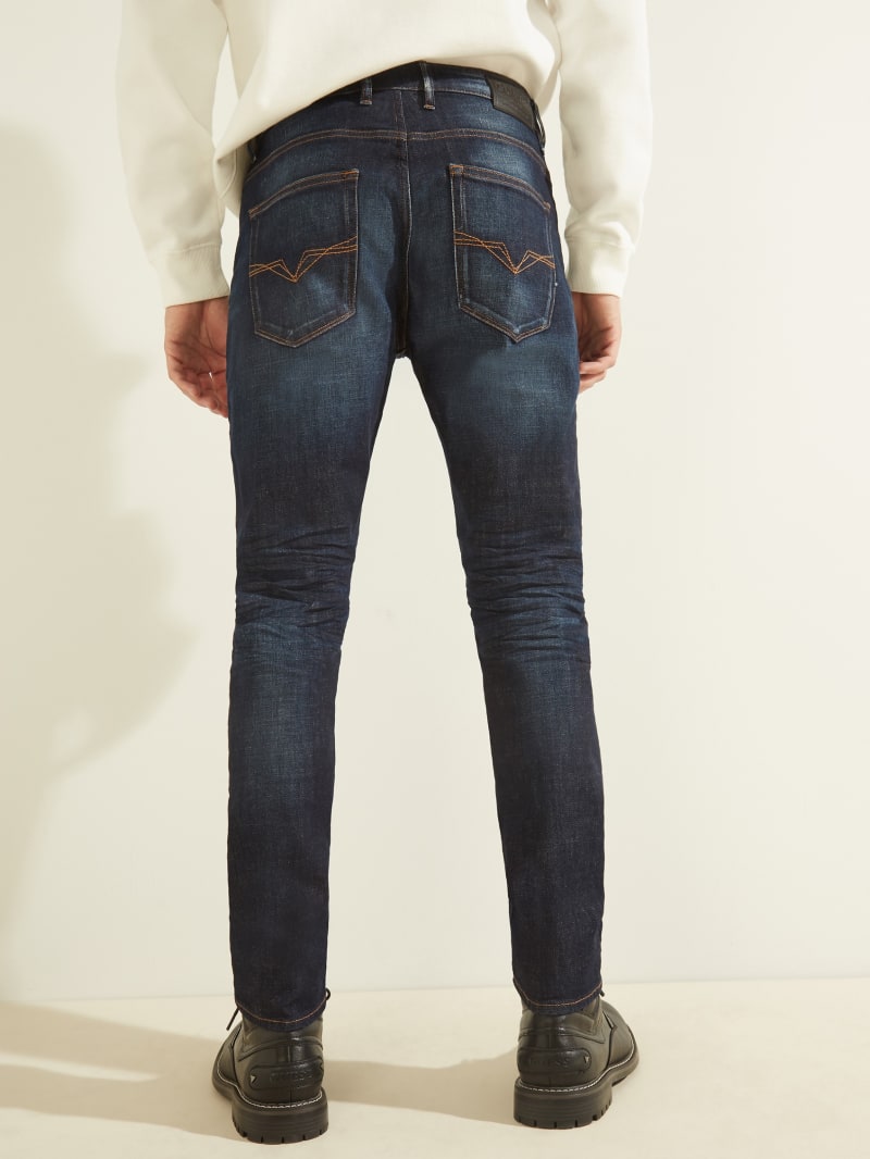 guess men's slim tapered jeans