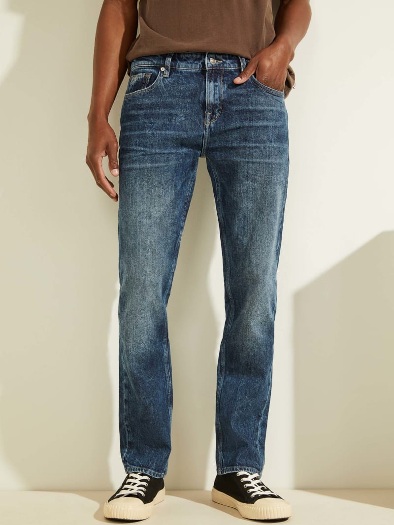 Eco Classic Slim Straight Jeans GUESS Canada