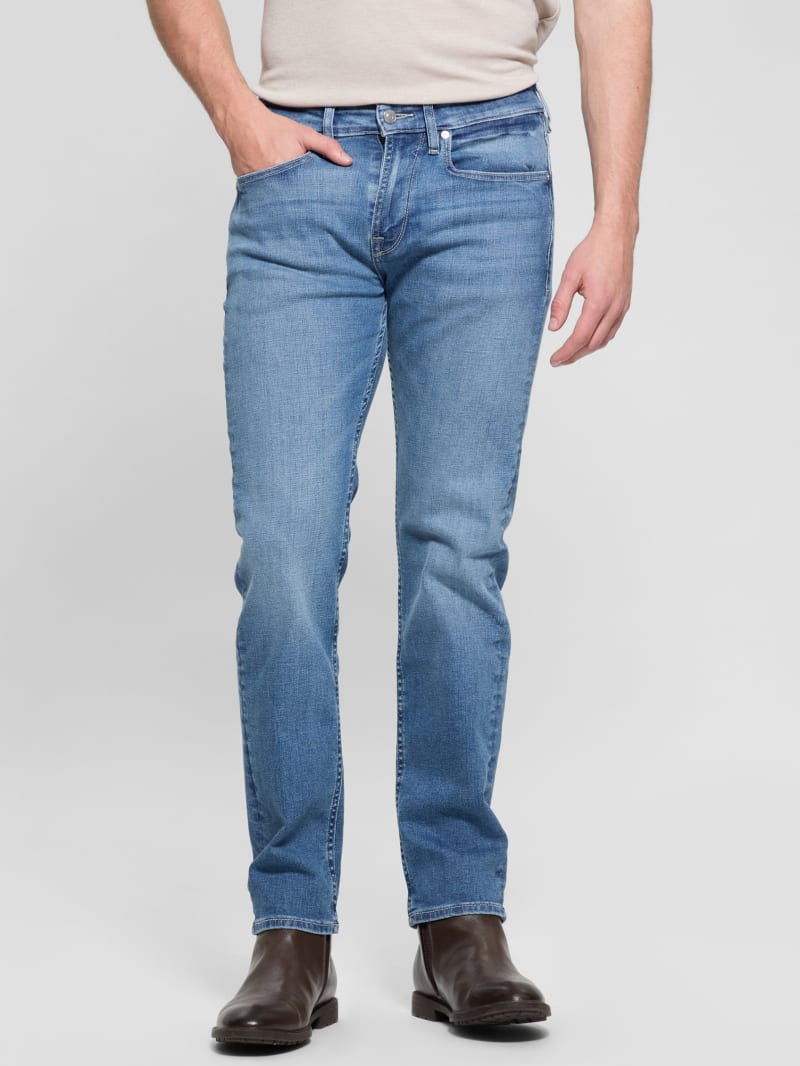 GUESS® Eco Davis Mid-Rise Straight Jeans