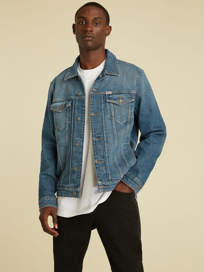 Veste habillée en denim Monogram - Prêt-à-porter de luxe, Homme 1AATFX