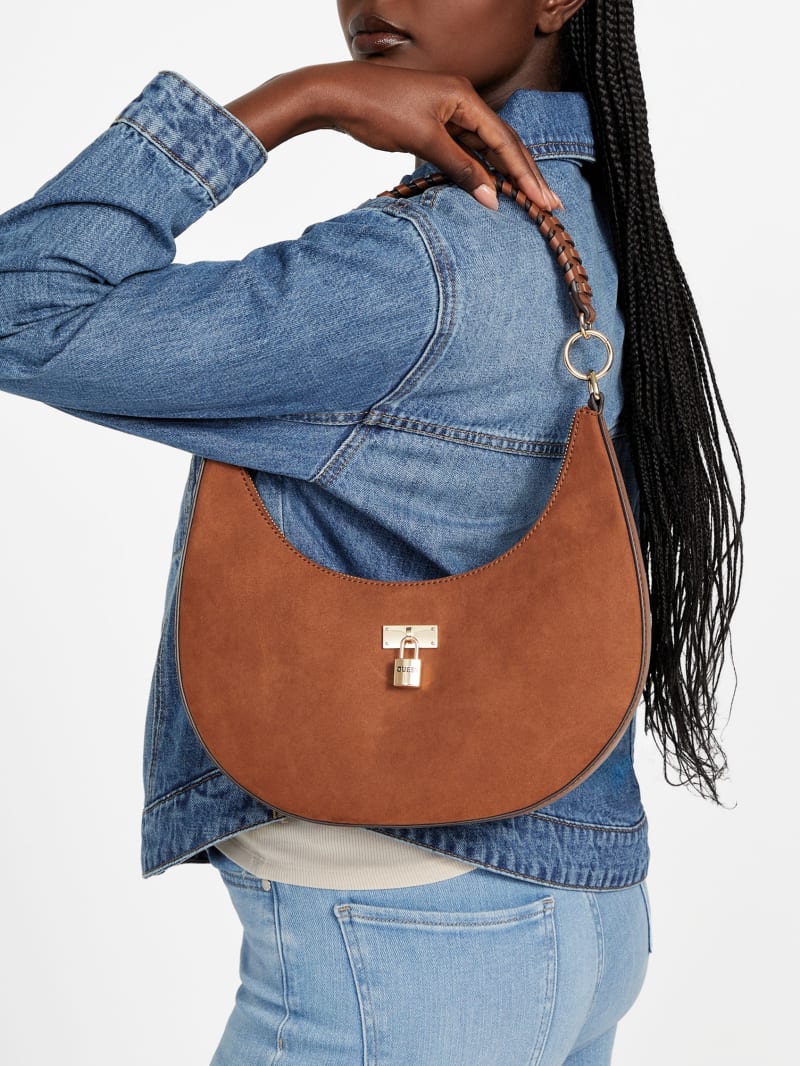 Kaline Faux-Suede Shoulder Bag | GUESS Factory