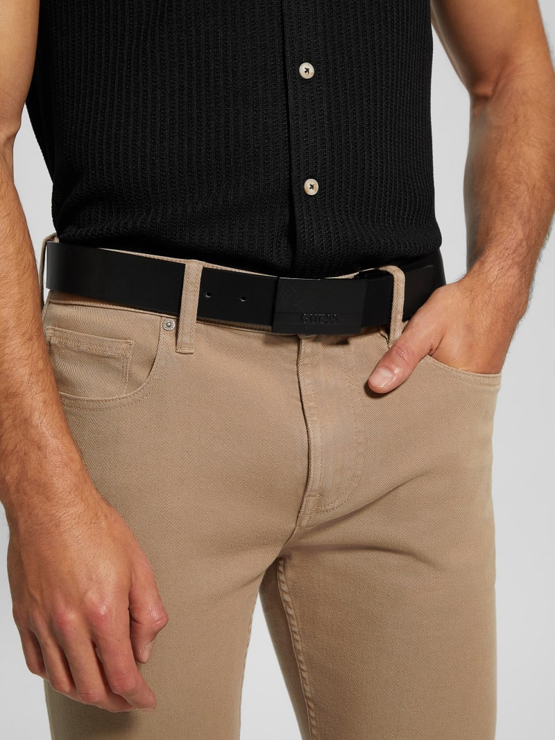 Guess white belt mens on sale