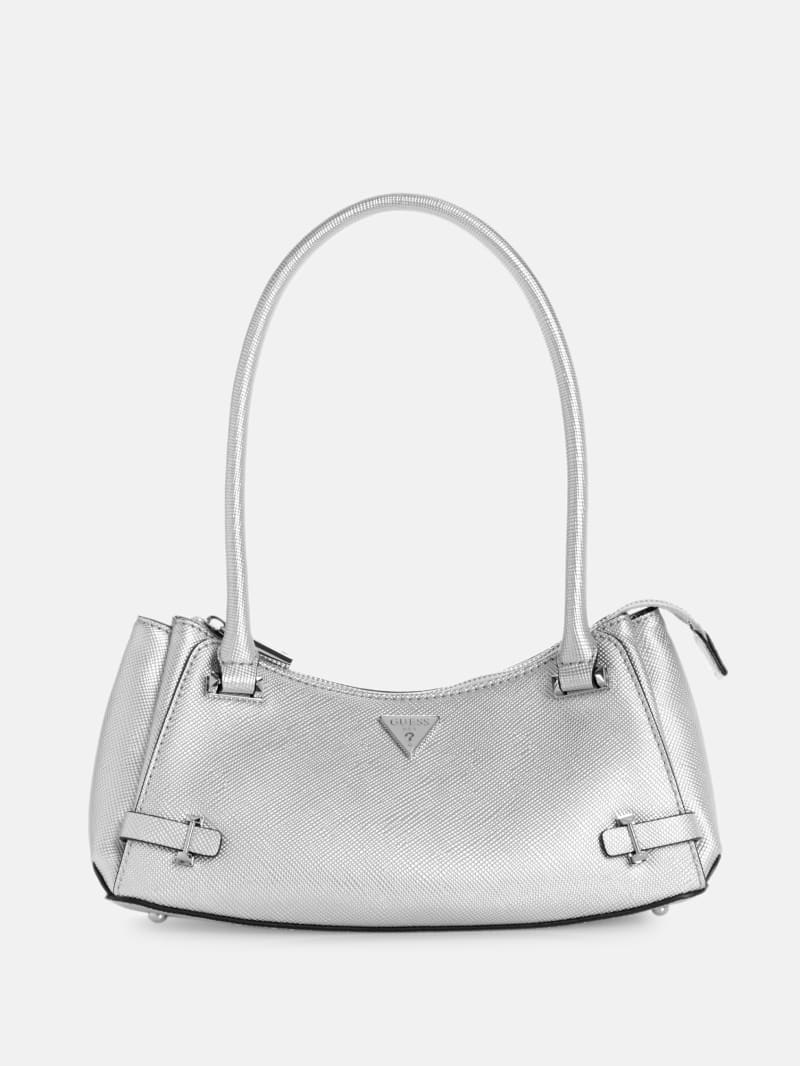 GUESS® Rosalba Metallic Shoulder Bag