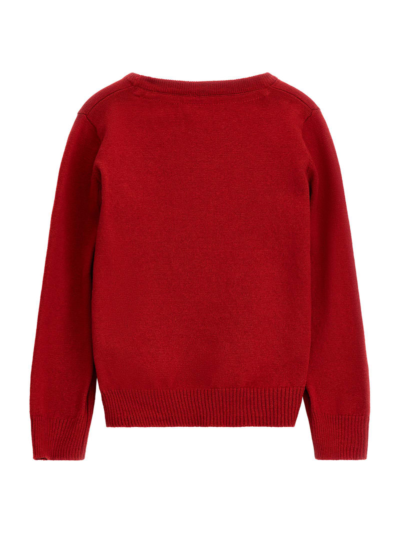 Guess jumper red shop