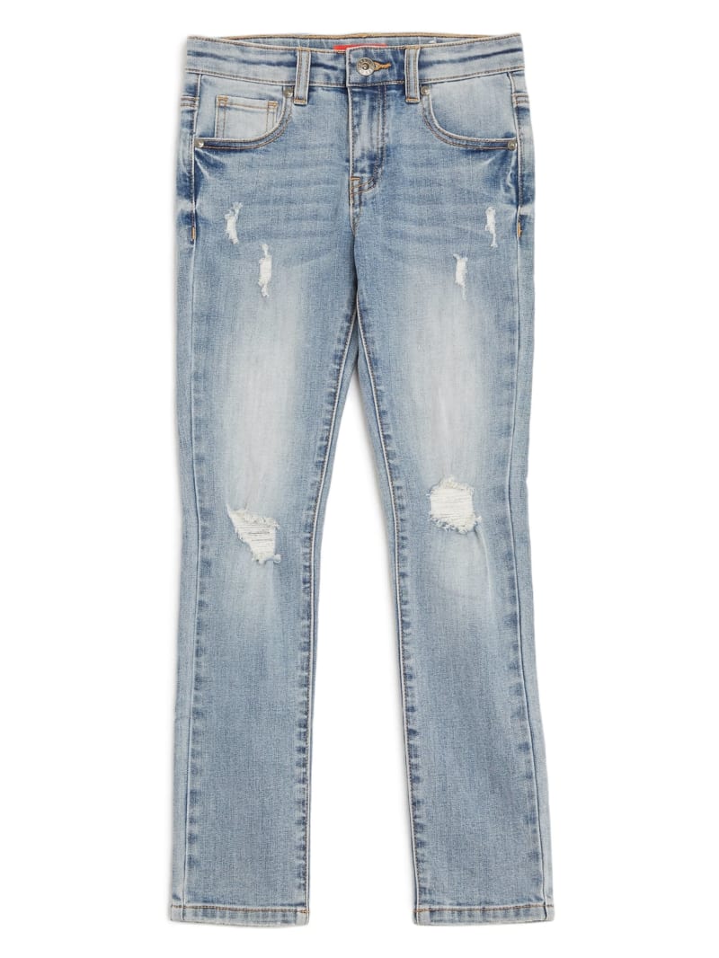 【Yoyocha25 】STUDS DETAIL DENIM PANTS MiniMe Scoth Skinny Jeans (2-6) | GUESS Factory