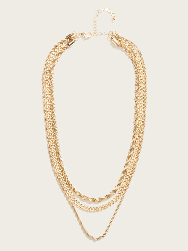 Guess layered hot sale necklace