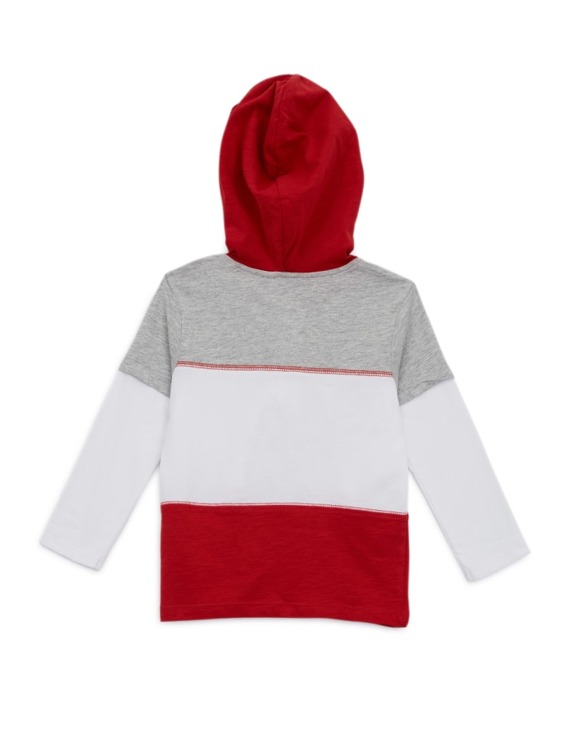 Guess striped hoodie hotsell