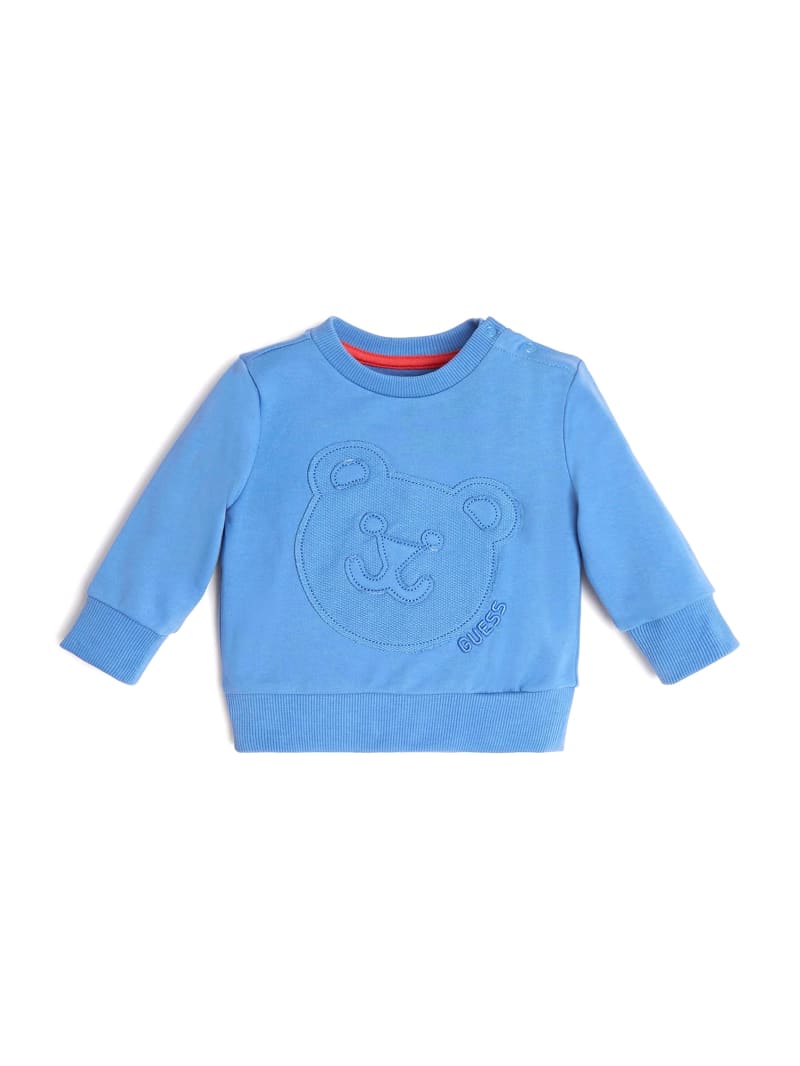 Guess bear sweatshirt clearance