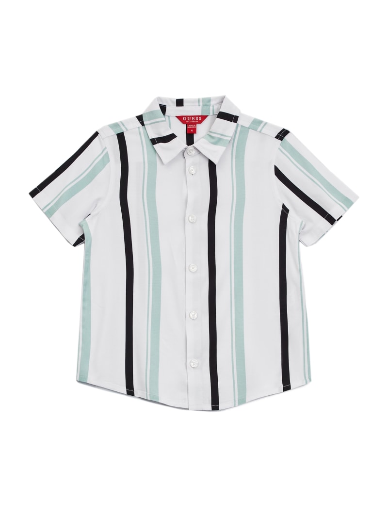 Guess striped button up hot sale