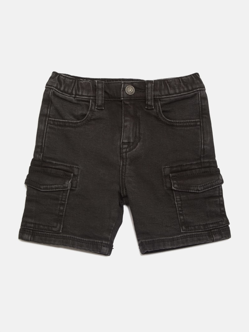 ◆YESEYESEE◆ Striking Cargo Shorts Black Everet Black Cargo Shorts (2-6) | GUESS Factory