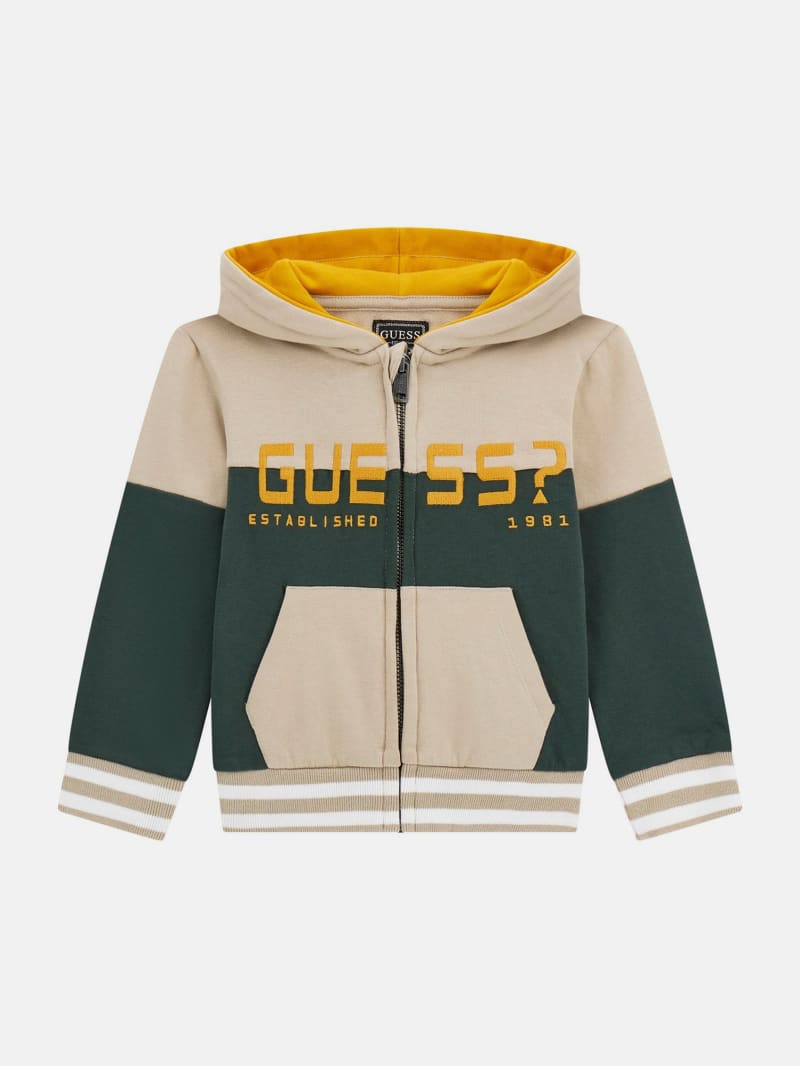 GUESS® Kids Eco Color-Block Fleece Sweatshirt (3M-7) Boys