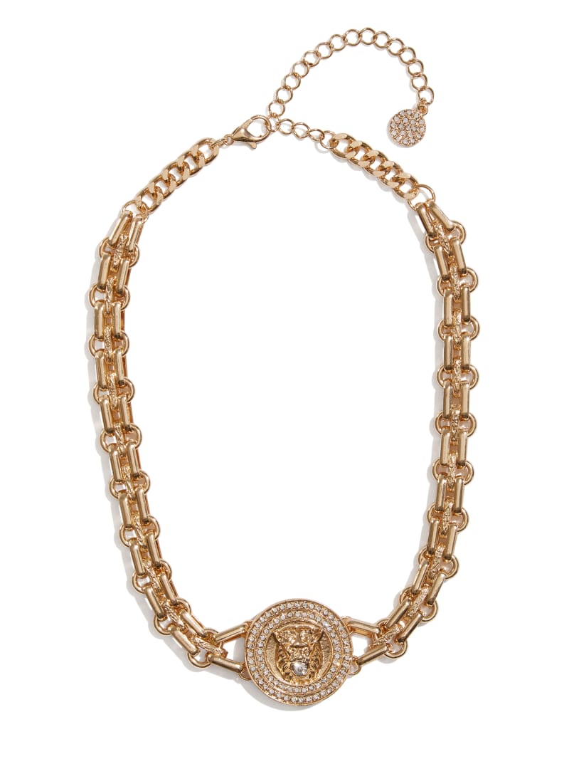 Guess lion necklace top