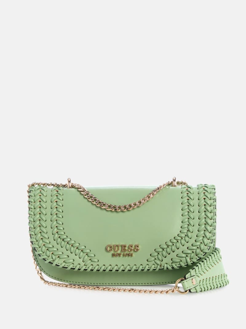 くぅ GUESS® Tatum Whipstitched Convertible Crossbody