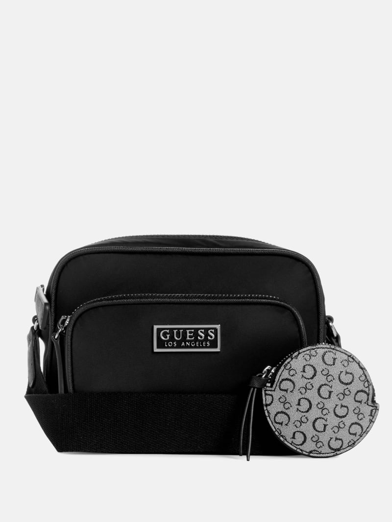 Aviel Mini Double Zip Crossbody GUESS Factory