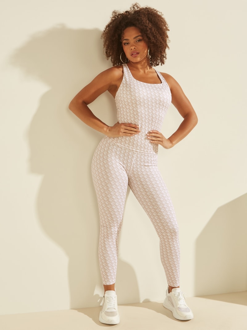 Guess Caitlin Logo Print Leggings. 3