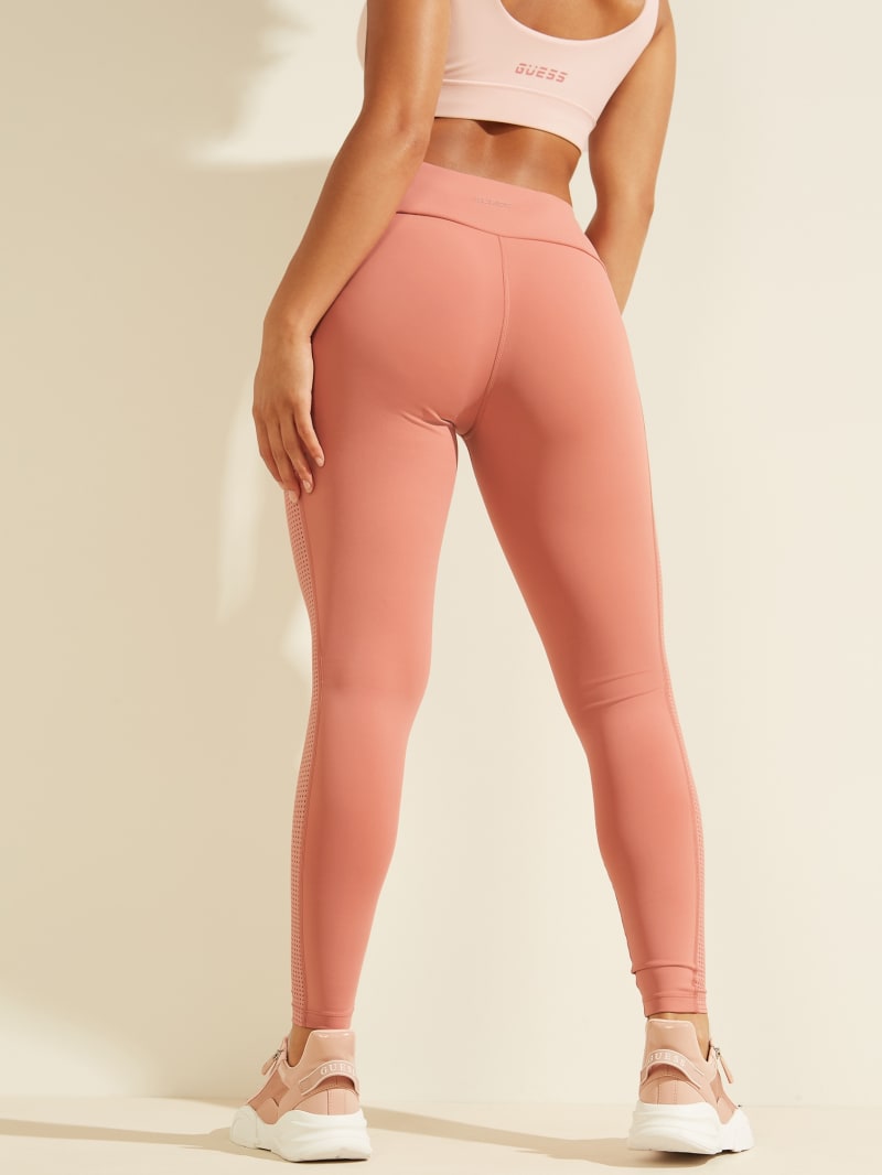 Guess Alix Perforated Active Leggings. 4