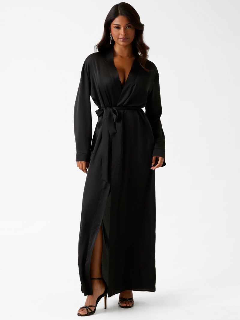 GUESS® Eco Strass Rhinestone Signature Longline Robe