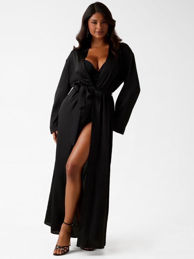 GUESS® Eco Strass Rhinestone Signature Longline Robe