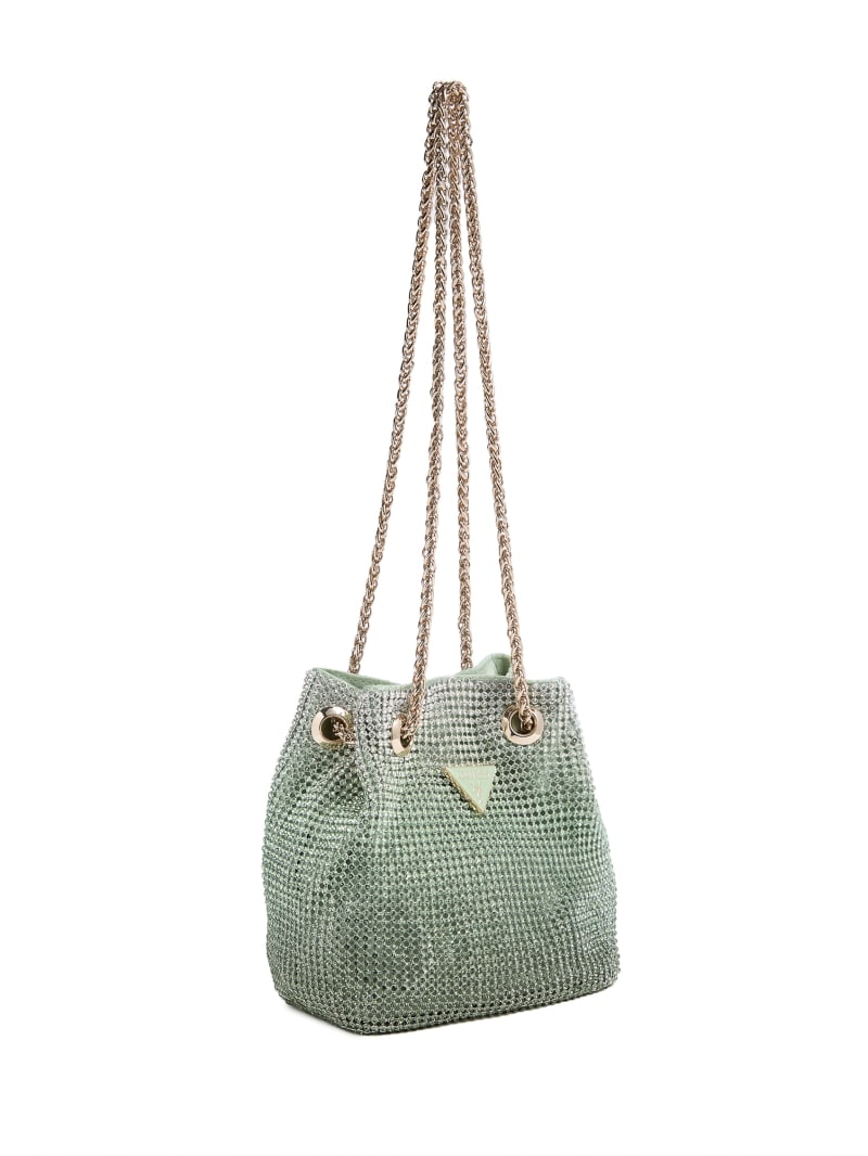 Zalina Ombré Rhinestone Pouch