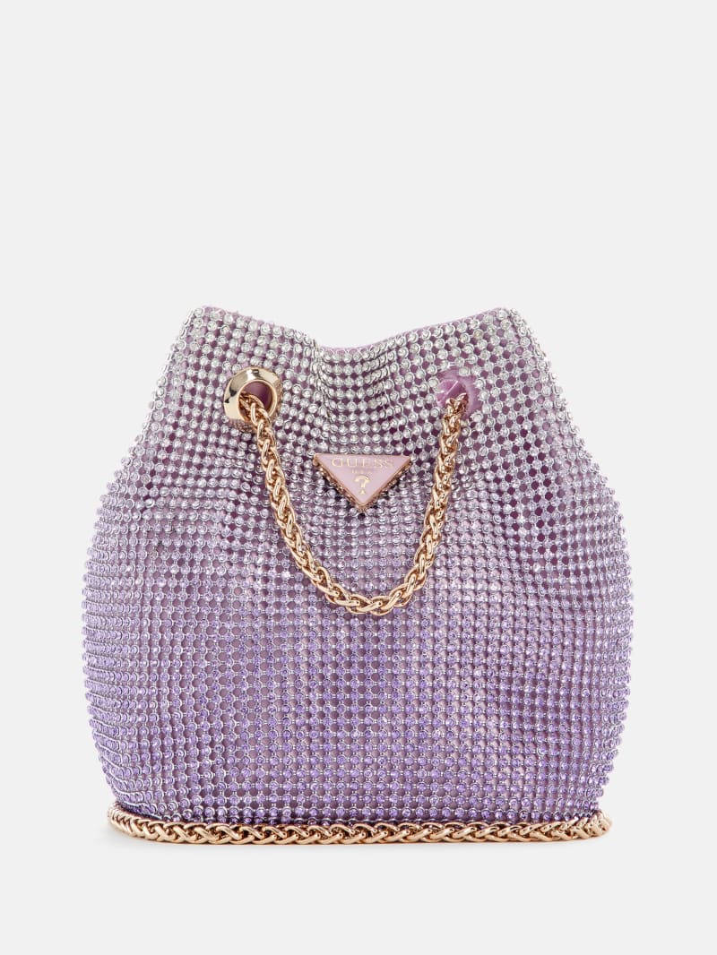 Zalina Ombré Rhinestone Pouch | GUESS