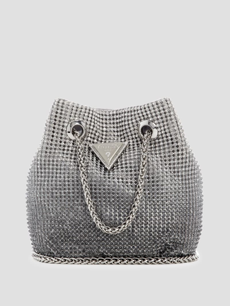 Zalina Ombré Rhinestone Pouch | GUESS