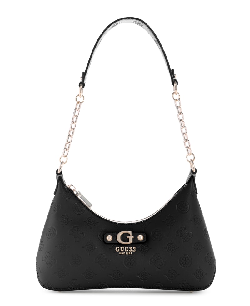 Dita Debossed Peony Shoulder Bag