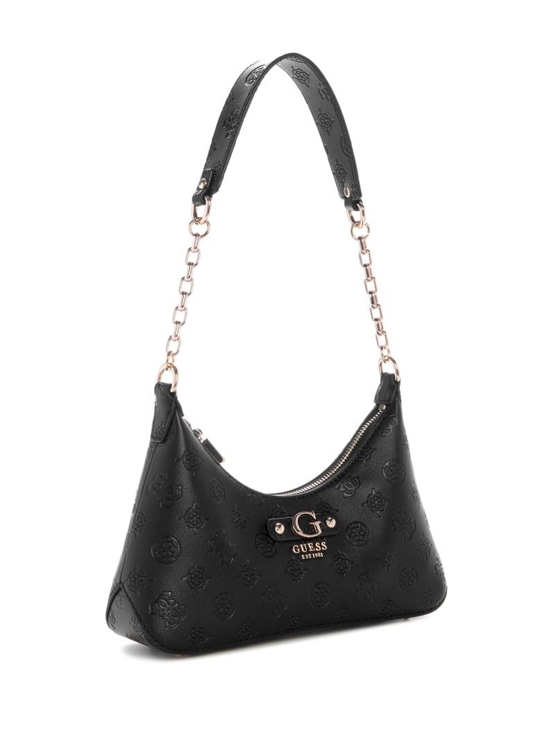 Dita Debossed Peony Shoulder Bag