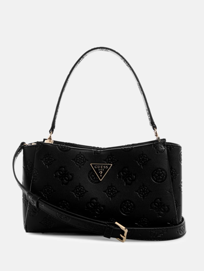 Tisha Debossed Peony Crossbody