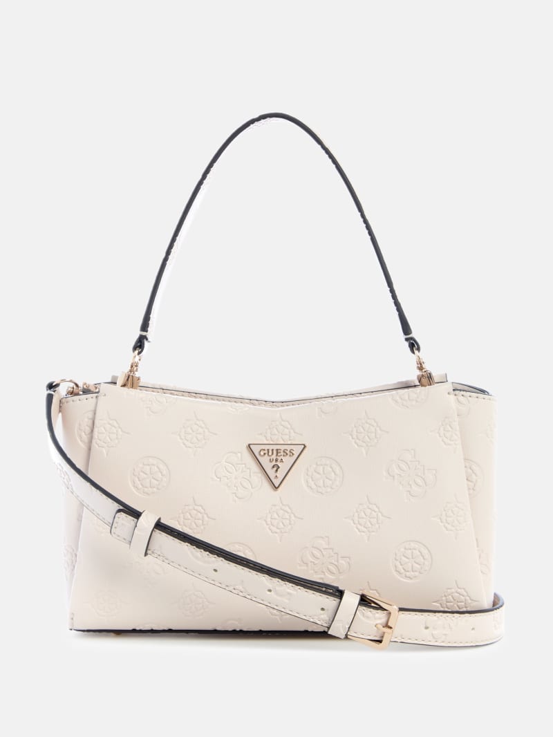 ショルダーバッグ・ポシェット Guess AVIS Saffiano Triangle Logo Satchel Bag HO1A3A08 Satchel Bags & Purses | All Styles, Sizes & Colors | GUESS