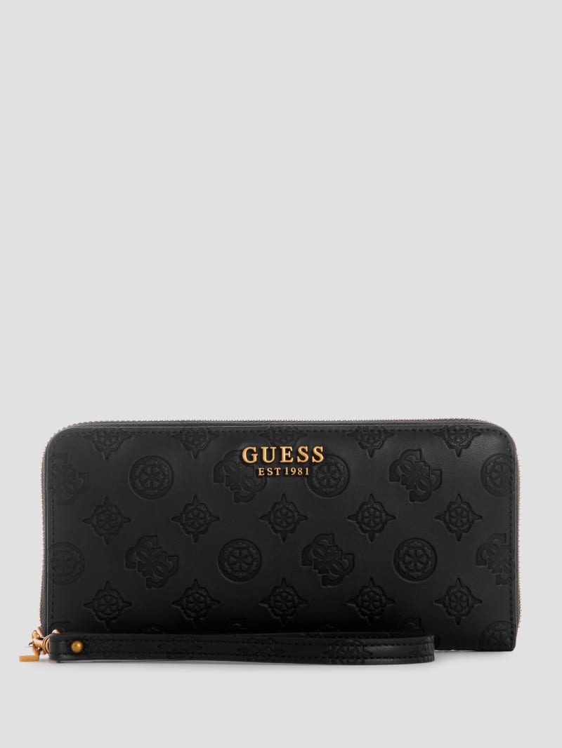 guess laurel large zip around