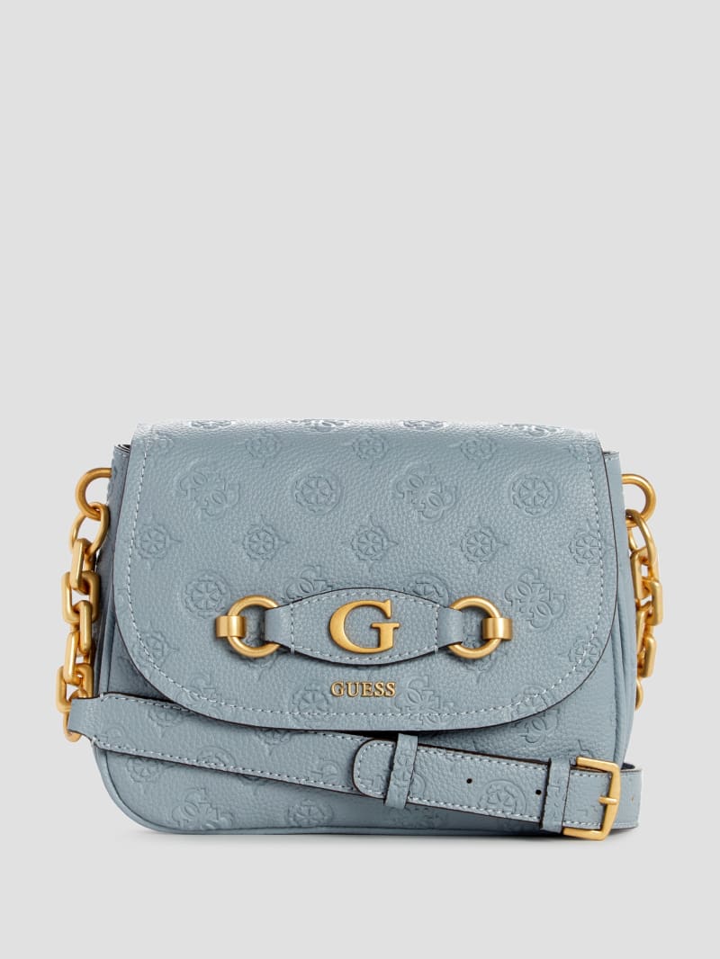 Izzy Peony Tri Compartment Flap Bag GUESS