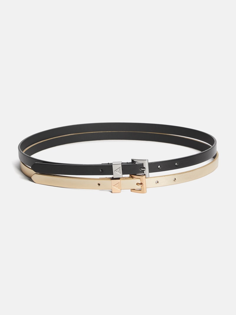 Black skinny belt clearance