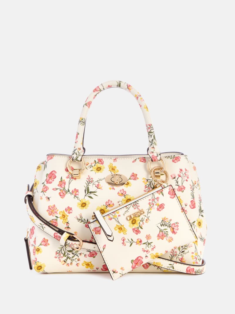 Floral satchel on sale