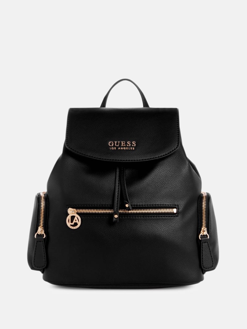 Black guess backpack purse best sale